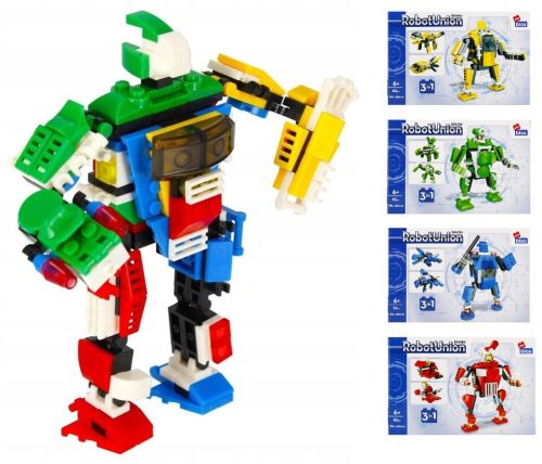 Építőjáték Alleblox Transformers 62-65 db/4változat