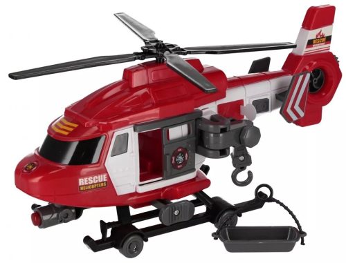 Helikopter tűzoltó hang és fényhatások 28 cm