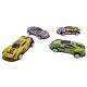 Versenyautó Die-Cast hátrahúzható 7cm (többféle) 1 db