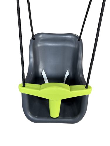 2Kids Toys Plastová baby hojdačka tmavo šedá
