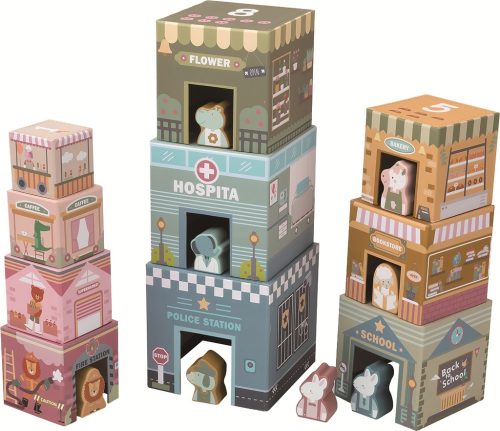 2Kids Toys Skladacia veža z kociek City