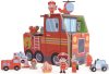2Kids Toys Drevená stanica Hasiči 2 v 1