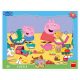 Dino puzzle Peppa malac 12 db