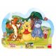 Dino puzzle Micimackó bújócska 25 db