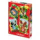 Dino puzzle Kisvakond 4x12 db