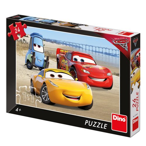 Dino puzzle Verdák 3 A tengerparton 24 db