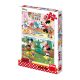 Dino puzzle Szorgalmas Minnie egér 2x77 db 154 db