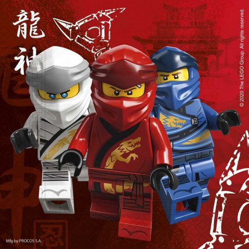 Servítky Lego Ninjago 33x33cm 20ks