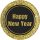 Taniere Happy New Year Retro 23cm 8ks