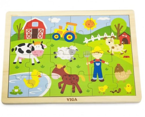 Viga Fa puzzle Farm 24db