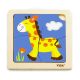 Viga fa puzzle zsiráf 4 db