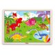 Viga fa puzzle dinoszauruszok 24 db