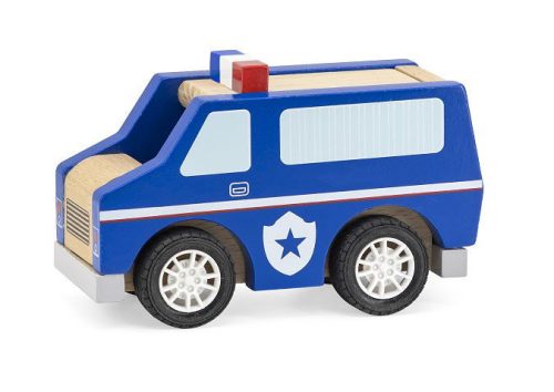 Viga Drevené policajné auto 13cm