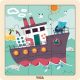 Viga fa puzzle hajó 9 db