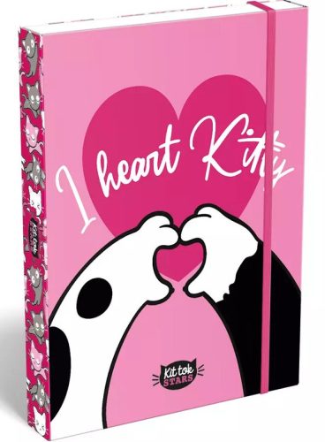 Füzetbox  A5 KitTok Heart Kitty