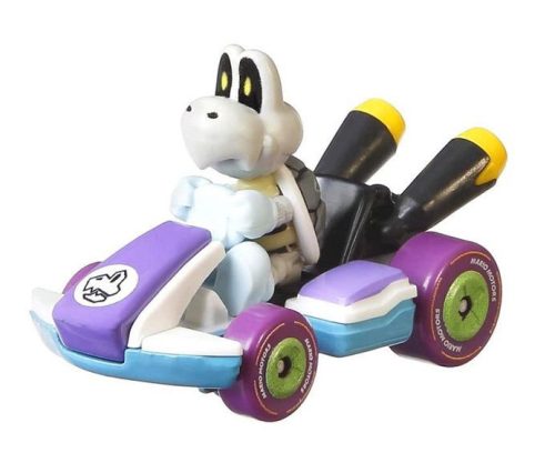 Mattel Hot Wheels autíčko Mariokart Dry Bones 6cm