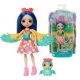 Mattel Enchantimals Prita Parakett baba és Flutter madár