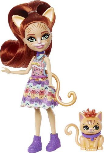 Mattel Enchantimals Tarla Tabby a Cuddler