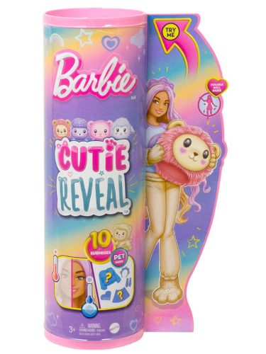 Mattel Barbie Cutie Reveal pastelová edícia lev