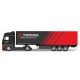 Bburago 1:43 Mercedes Actros Gigaspace Firestone pótkocsival
