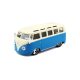 Bburago 1:32 Plus Volkswagen Van Samba kék-fehér