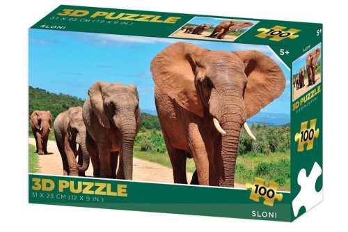 Puzzle 3D Elefánt 100 db