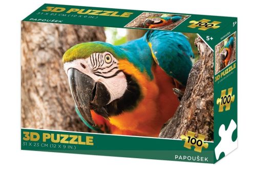 Puzzle 3D Papagáj 100 darab