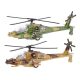 Katonai harci helikopter 20cm fény és hangeffektusokkal (többféle) 1 db