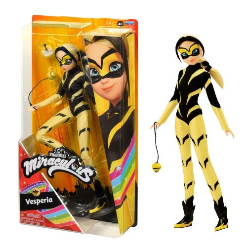 Miraculous Katicabogár és Fekete Macska Vesperia figura 27cm