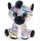 Plüss zebra csillogós 18cm