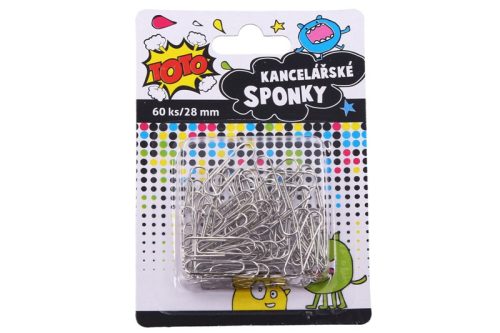 Kancelárske sponky 28mm 60ks