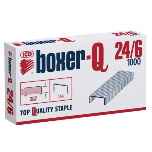 Spony do zošívačky 24/6 1000ks Boxer-Q