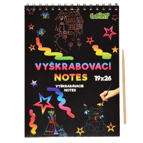 Vyškrabovací notes 19x26cm 10 listov