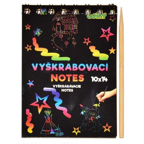 Vyškrabovací notes 10x14cm 10listov