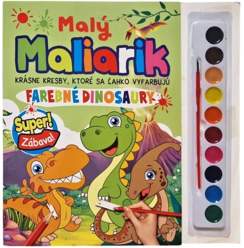 Malý maliarik Farebné dinosaury