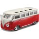 Bburago 1:32 Volkswagen Van Samba (piros-fehér)