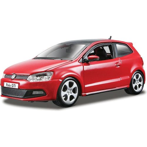 Bburago Plus VW Polo GTI Mark 5 1:24 červená