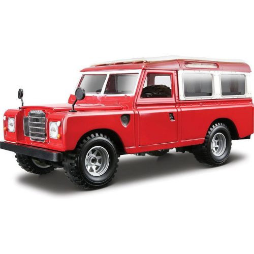 Bburago Land Rover Series II 1:24 červená