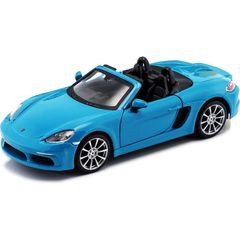 Bburago autó Porsche 718 Boxster 1:24 kék