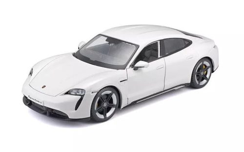 Bburago 1:24 Porsche Taycan Turbo S biele