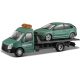 Bburago 1:43 Autó tréler + Ford Focus ST