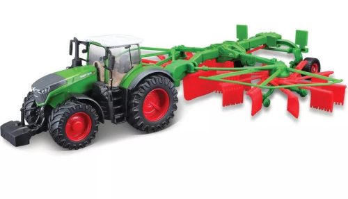 Bburago 1:50 Traktor Fendt 1050 Vario szénapörgetővel