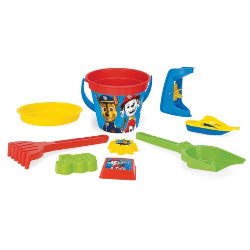 Wader homokozó készlet 9 db-os színes Mancs őrjárat (Paw Patrol)