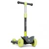 Lionelo Timmy összecsukható gyerek roller LED-es fényekkel 50kg-ig lime zöld
