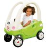 Little Tikes Car Cozy Coupe zöld-fehér autó lábbal hajtós bébitaxi