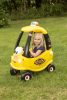 Little Tikes Car Cozy Coupe sárga Taxi lábbal hajtós bébitaxi