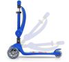 Milly Mally Hulajnoga Fuzzy 2 az 1-ben gyerek roller, világítós kerekekkel, kék 50kg-ig