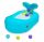 B-kids Infantino baba medence játéklabdákkal bálna forma 76x46 cm