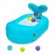 B-kids Infantino baba medence játéklabdákkal bálna forma 76x46 cm