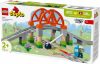 LEGO DUPLO 10426 Vasúti híd és sínek kiegészítő szett